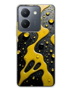 Чехол для Vivo S30 Pro Mini с картинкой «Жидкое желтое золото»