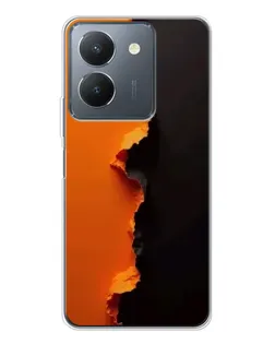 Чехол для Vivo S30 Pro Mini с картинкой «Оранжевый разлом»