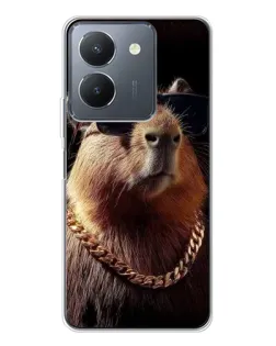 Чехол для Vivo S30 Pro Mini с картинкой «Капибара золотая цепь»