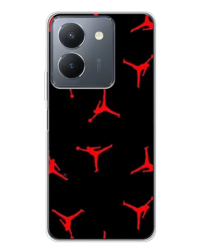 Чехол для Vivo S30 с картинкой «Jordan Red Pattern» Чехол для Vivo S30 с картинкой «Jordan Red Pattern»