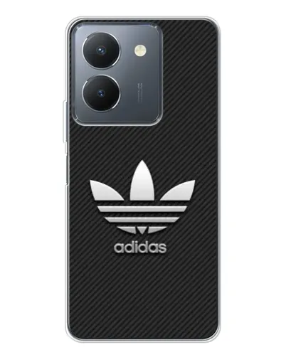 Чехол для Vivo S30 с картинкой «Adidas Карбоновая текстура» Чехол для Vivo S30 с картинкой «Adidas Карбоновая текстура»