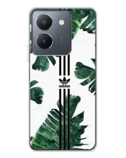 Чехол для Vivo S30 с картинкой «Пальмовые листья адидас»