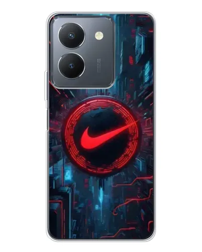 Чехол для Vivo S30 с картинкой «Техногенный стиль Nike» Чехол для Vivo S30 с картинкой «Техногенный стиль Nike»