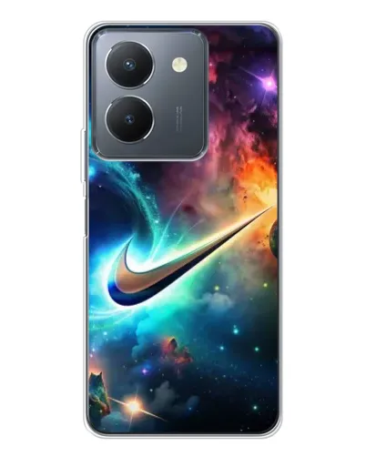 Чехол для Vivo S30 с картинкой «Космический Nike Swoosh» Чехол для Vivo S30 с картинкой «Космический Nike Swoosh»