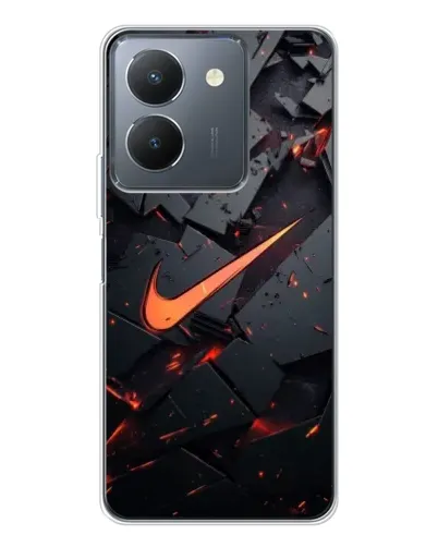 Чехол для Vivo S30 с картинкой «Nike — эффект разломов» Чехол для Vivo S30 с картинкой «Nike — эффект разломов»
