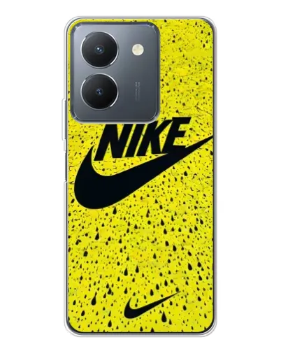 Чехол для Vivo S30 с картинкой «Желтый текстурный Nike» Чехол для Vivo S30 с картинкой «Желтый текстурный Nike»