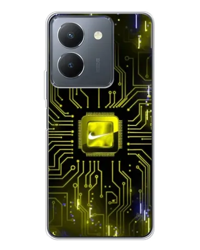 Чехол для Vivo S30 с картинкой «Nike — золотая искра» Чехол для Vivo S30 с картинкой «Nike — золотая искра»