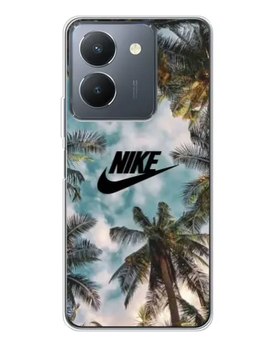 Чехол для Vivo S30 с картинкой «Тропический принт Nike» Чехол для Vivo S30 с картинкой «Тропический принт Nike»