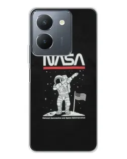 Чехол для Vivo S30 с картинкой «NASA — шагаем по Луне» Чехол для Vivo S30 с картинкой «NASA — шагаем по Луне»
