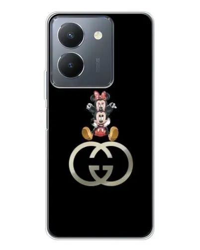 Чехол для Vivo S30 с картинкой «Минни Маус на лого»