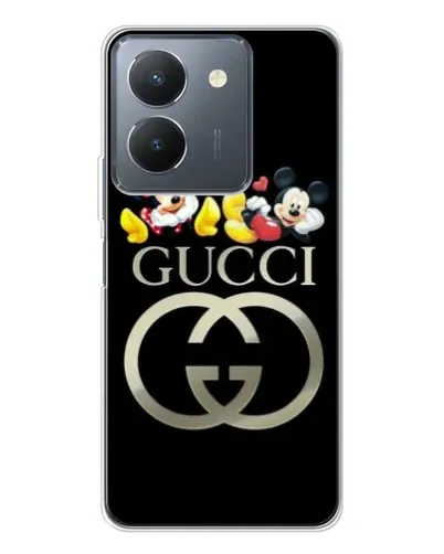 Чехол для Vivo S30 с картинкой «Gucci — герои Disney»