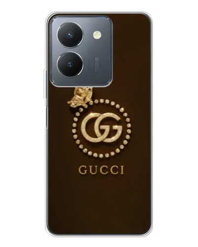 Чехол для Vivo S30 с картинкой «Gucci — золотая бабочка»