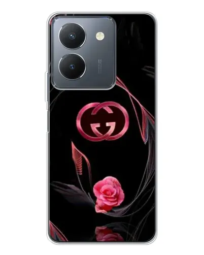 Чехол для Vivo S30 с картинкой «Gucci — неоновая роза»