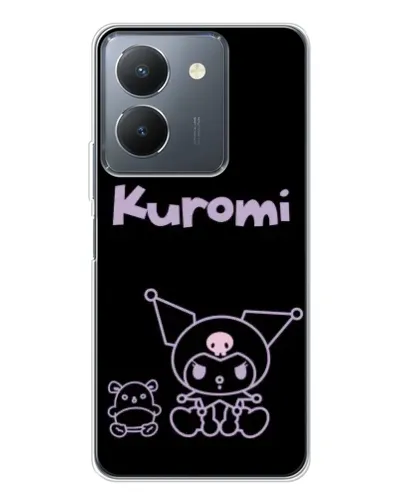 Чехол для Vivo S30 с картинкой «Kuromi — черный минимализм» Чехол для Vivo S30 с картинкой «Kuromi — черный минимализм»