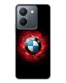 Чехол для Vivo S30 с картинкой «Логотип BMW — вспышка»