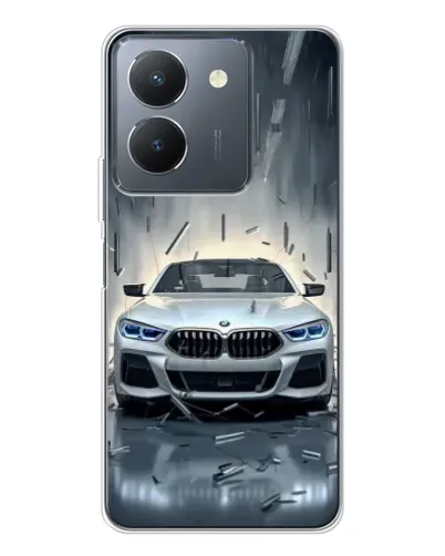 Чехол для Vivo S30 с картинкой «BMW в свете фар»