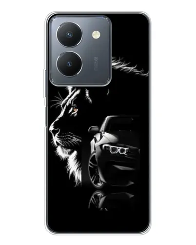 Чехол для Vivo S30 с картинкой «BMW и лев»