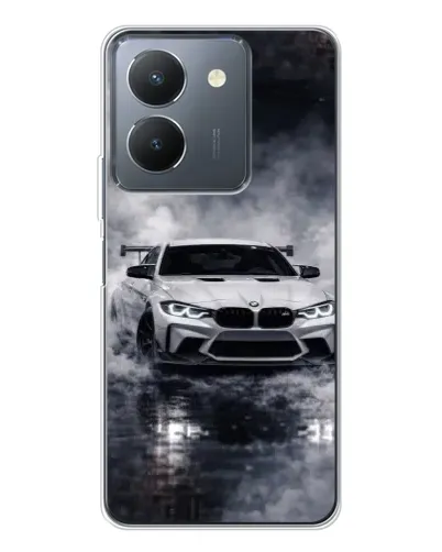 Чехол для Vivo S30 с картинкой «BMW сквозь туман»