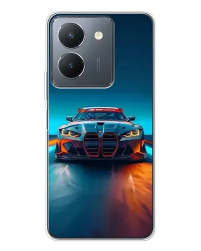 Чехол для Vivo S30 с картинкой «BMW — огни неона» Чехол для Vivo S30 с картинкой «BMW — огни неона»