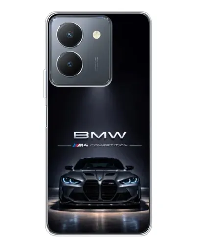 Чехол для Vivo S30 с картинкой «BMW сквозь ночной город» Чехол для Vivo S30 с картинкой «BMW сквозь ночной город»