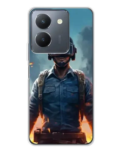 Чехол для Vivo S30 с картинкой «PUBG — реалистичный герой» Чехол для Vivo S30 с картинкой «PUBG — реалистичный герой»