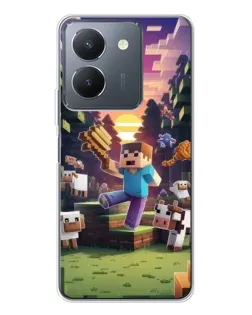 Чохол для Vivo S30 з картинкою «Стів на фермі» Чохол для Vivo S30 з картинкою «Стів на фермі»