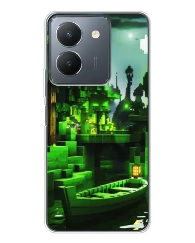 Чехол для Vivo S30 с картинкой «Minecraft лесной пейзаж» Чехол для Vivo S30 с картинкой «Minecraft лесной пейзаж»