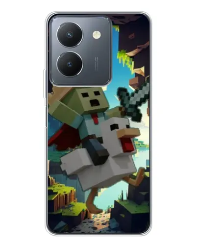 Чехол для Vivo S30 с картинкой «Стив и гусь» Чехол для Vivo S30 с картинкой «Стив и гусь»