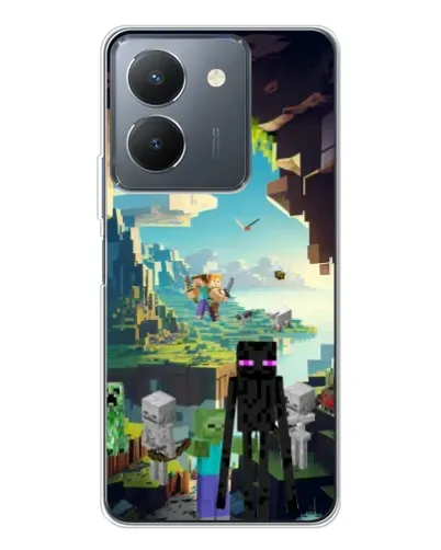 Чехол для Vivo S30 с картинкой «Эндермен в лесу» Чехол для Vivo S30 с картинкой «Эндермен в лесу»