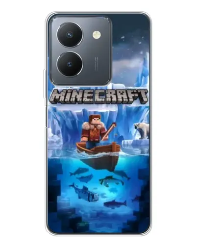 Чехол для Vivo S30 с картинкой «Minecraft ледяной мир» Чехол для Vivo S30 с картинкой «Minecraft ледяной мир»