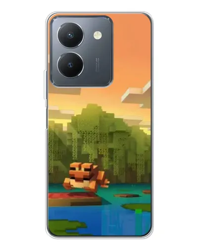 Чехол для Vivo S30 с картинкой «Майнкрафт закат солнца» Чехол для Vivo S30 с картинкой «Майнкрафт закат солнца»