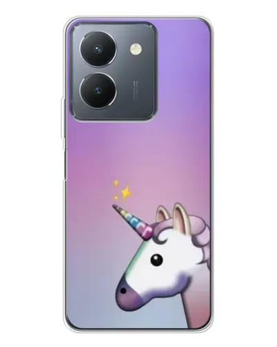 Чехол для Vivo S30 с картинкой «Единорог градиент»