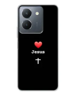 Чехол для Vivo S30 с картинкой «Сердце - Jesus» Чехол для Vivo S30 с картинкой «Сердце - Jesus»