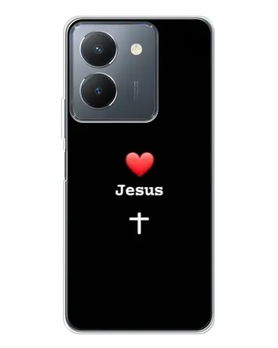 Чехол для Vivo S30 с картинкой «Сердце - Jesus» Чехол для Vivo S30 с картинкой «Сердце - Jesus»