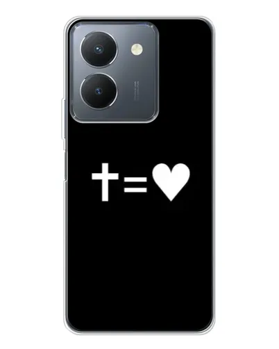 Чехол для Vivo S30 с картинкой «Крест и Сердце» Чехол для Vivo S30 с картинкой «Крест и Сердце»