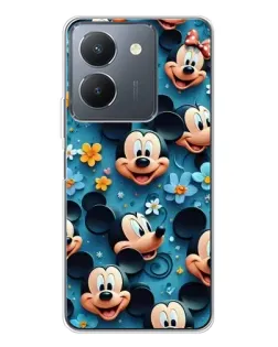 Чехол для Vivo S30 с картинкой «Паттерн Микки и Минни»