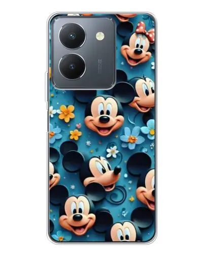 Чехол для Vivo S30 с картинкой «Паттерн Микки и Минни» Чехол для Vivo S30 с картинкой «Паттерн Микки и Минни»