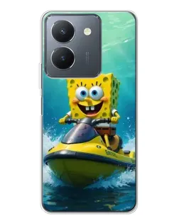 Чохол для Vivo S30 з картинкою «Спанч Боб на гідроциклі» Чохол для Vivo S30 з картинкою «Спанч Боб на гідроциклі»