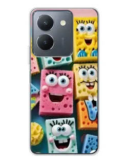 Чехол для Vivo S30 с картинкой «Цветные губки»