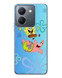Чехол для Vivo S30 с картинкой «Спанч Боб и Патрик»