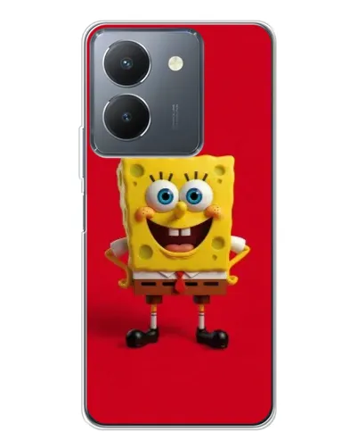 Чехол для Vivo S30 с картинкой «Спанч Боб на красном» Чехол для Vivo S30 с картинкой «Спанч Боб на красном»