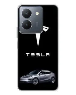 Чохол для Vivo S30 з картинкою «Tesla Model Y»