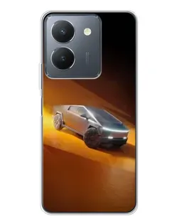 Чохол для Vivo S30 з картинкою «Cybertruck у пустелі»