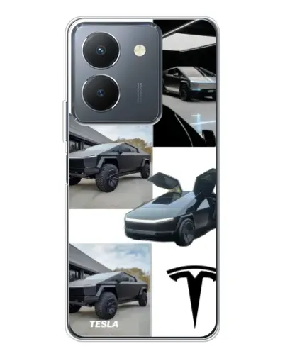 Чехол для Vivo S30 с картинкой «Коллаж Cybertruck Tesla» Чехол для Vivo S30 с картинкой «Коллаж Cybertruck Tesla»