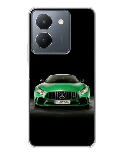 Чехол для Vivo S30 с картинкой «Mercedes — неоновый лого» Чехол для Vivo S30 с картинкой «Mercedes — неоновый лого»