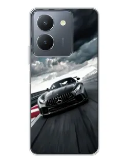 Чехол для Vivo S30 с картинкой «Гоночный Mercedes AMG»
