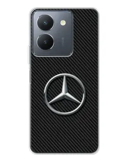 Чехол для Vivo S30 с картинкой «Карбоновый Mercedes стиль»
