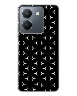 Чехол для Vivo S30 с картинкой «Mercedes паттерн звезд»