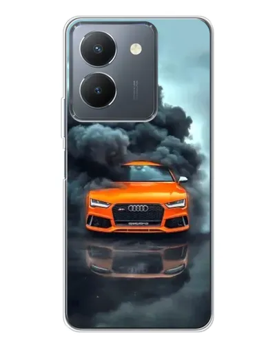Чехол для Vivo S30 с картинкой «Audi в облаках дыма» Чехол для Vivo S30 с картинкой «Audi в облаках дыма»