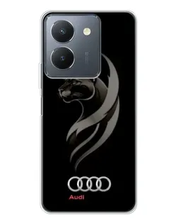 Чехол для Vivo S30 с картинкой «Графика — пантера и Audi» Чехол для Vivo S30 с картинкой «Графика — пантера и Audi»